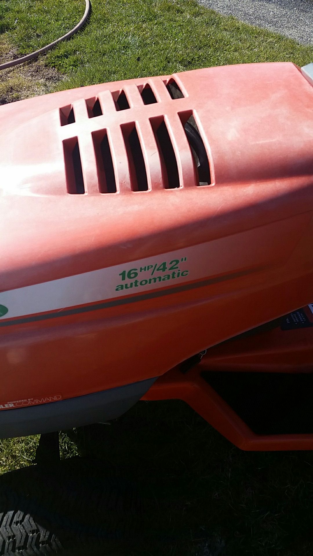 Scott's John Deere 42 inch 16 horsepower Kohler riding lawn mower for