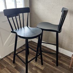 X2 Black Norraryd IKEA bar Stools