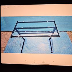 Modern Metal and Glass Desk
