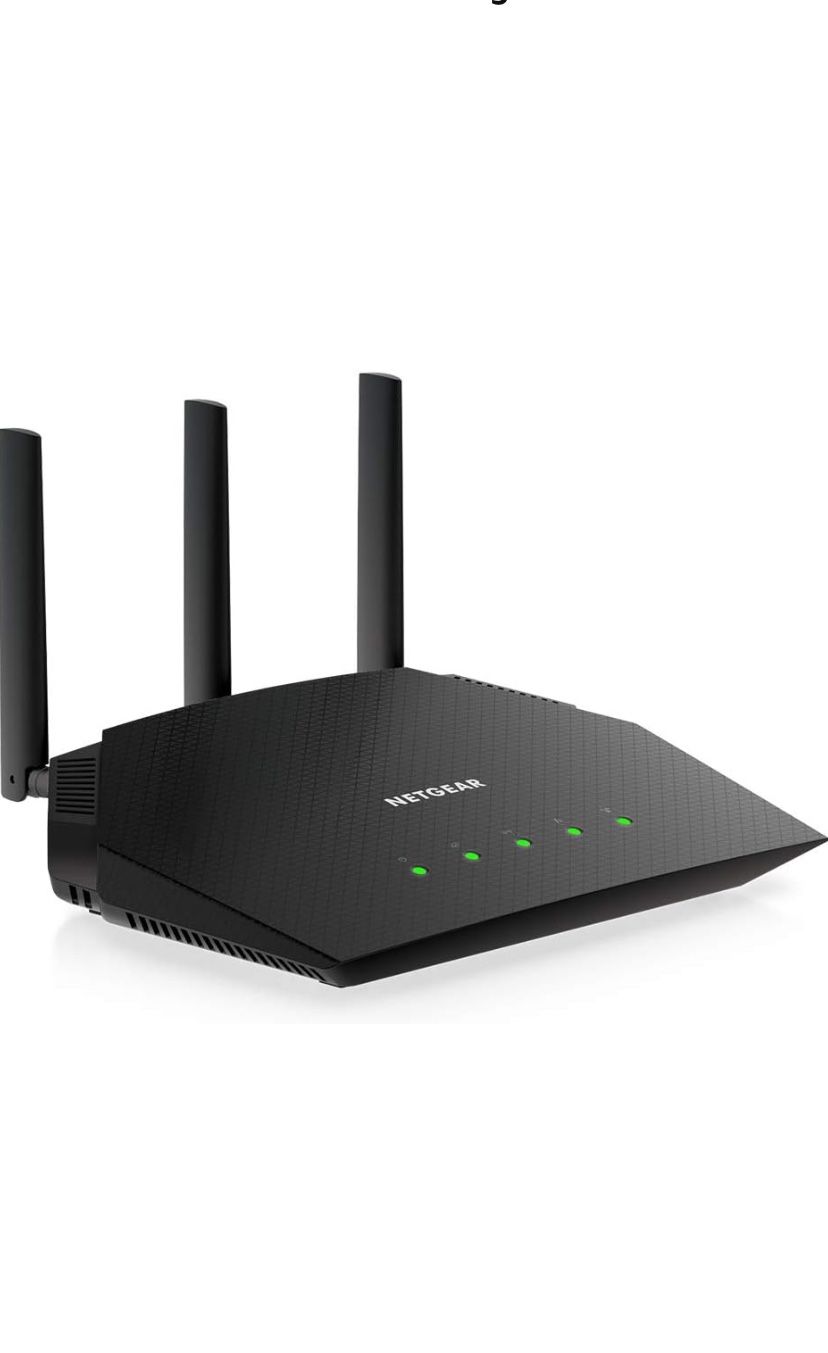 NETGEAR 4-Stream WiFi 6 Router (R6700AX) – AX1800 Wireless Speed (Up To 1.8 Gbps)