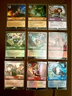 Lorcana Wilds Unknown Epic & Legendary Cards