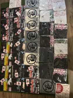 Bulk Lot Graphic T-Shirts Mixed Brands