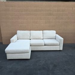 Used living spaces sectional couch / free delivery