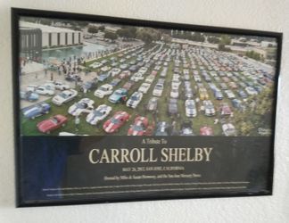 Framed Carrol Shelby show