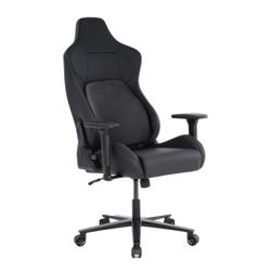RS Gaming Vertex Ergonomic Faux Leather High-Back Gaming Office Chair (Black)