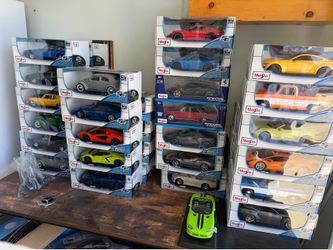 Toy cars 30$ each 1/18