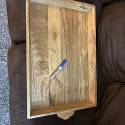 Rustic Wood Serving Tray