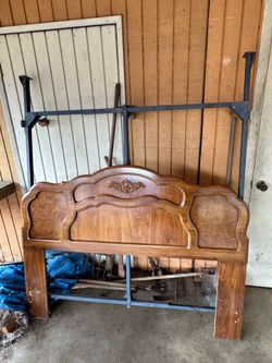 Free queen size bed frame and headboard