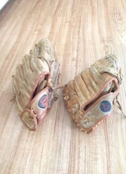 Pair of baseball gloves