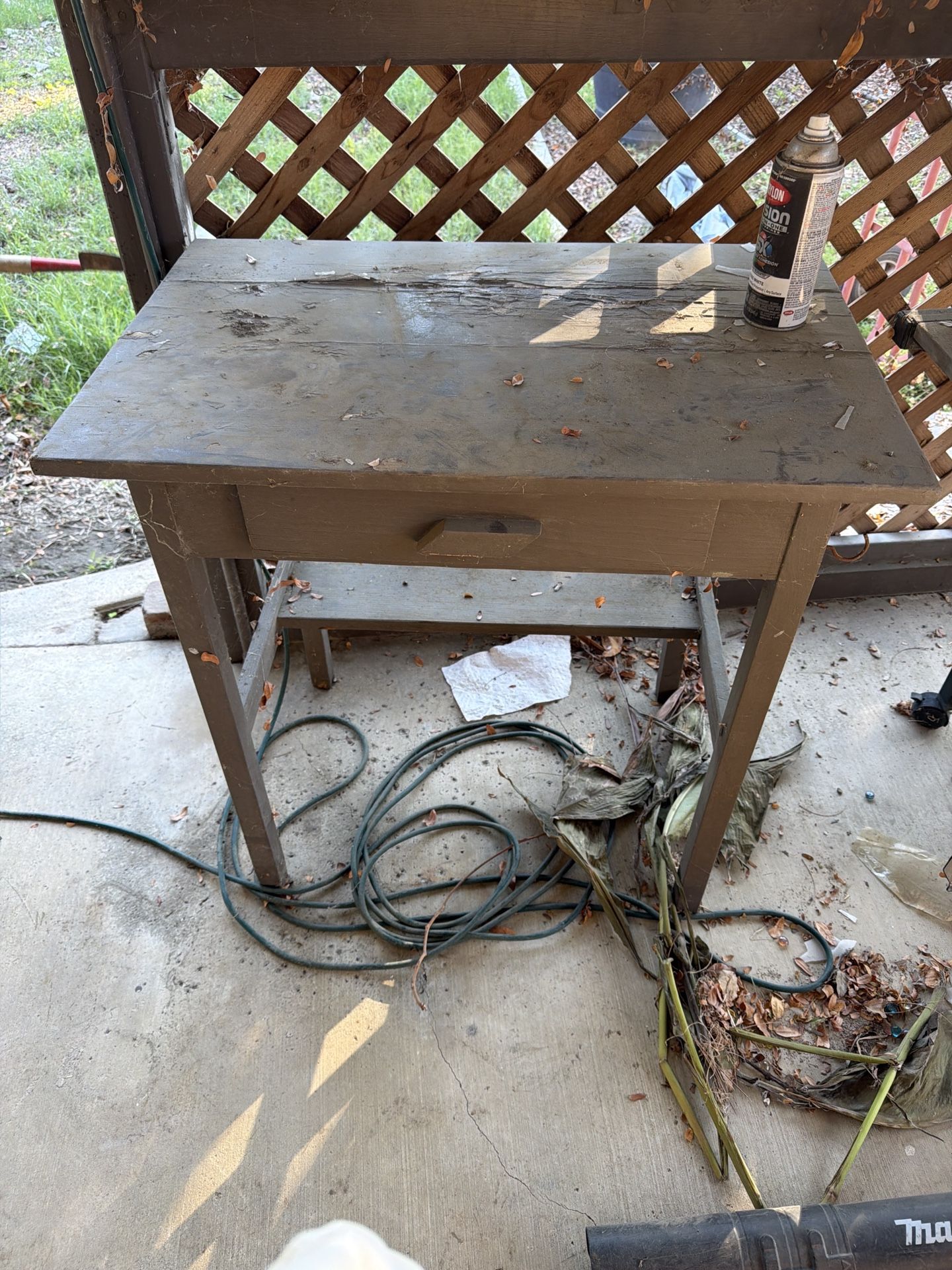 Outside Potting Table