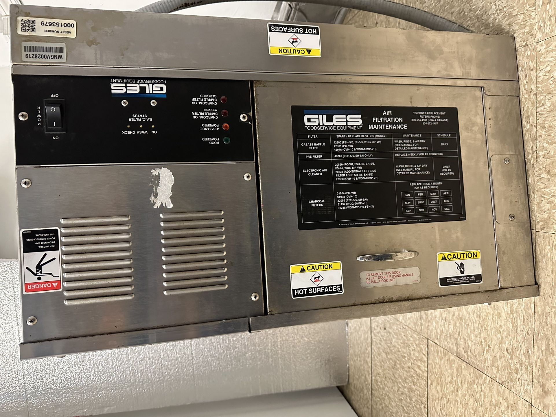 Giles Ventless Hood OVH-10
