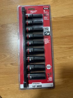 Milwaukee 1/2 socket set