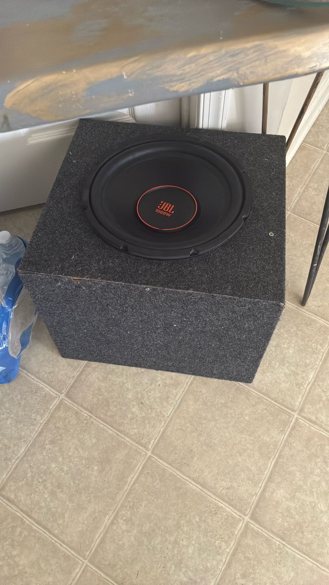 Jbl Subwoofer + 1200w Jensen Amp 