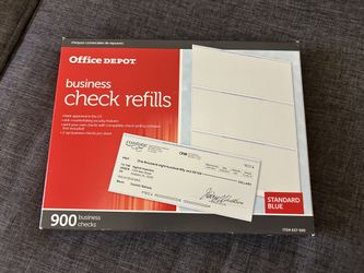 Business check refills (Office Depot brand)