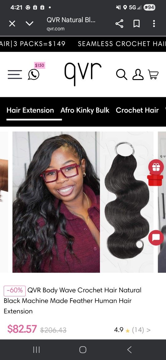 QVR CROCHET BODYWAVE 