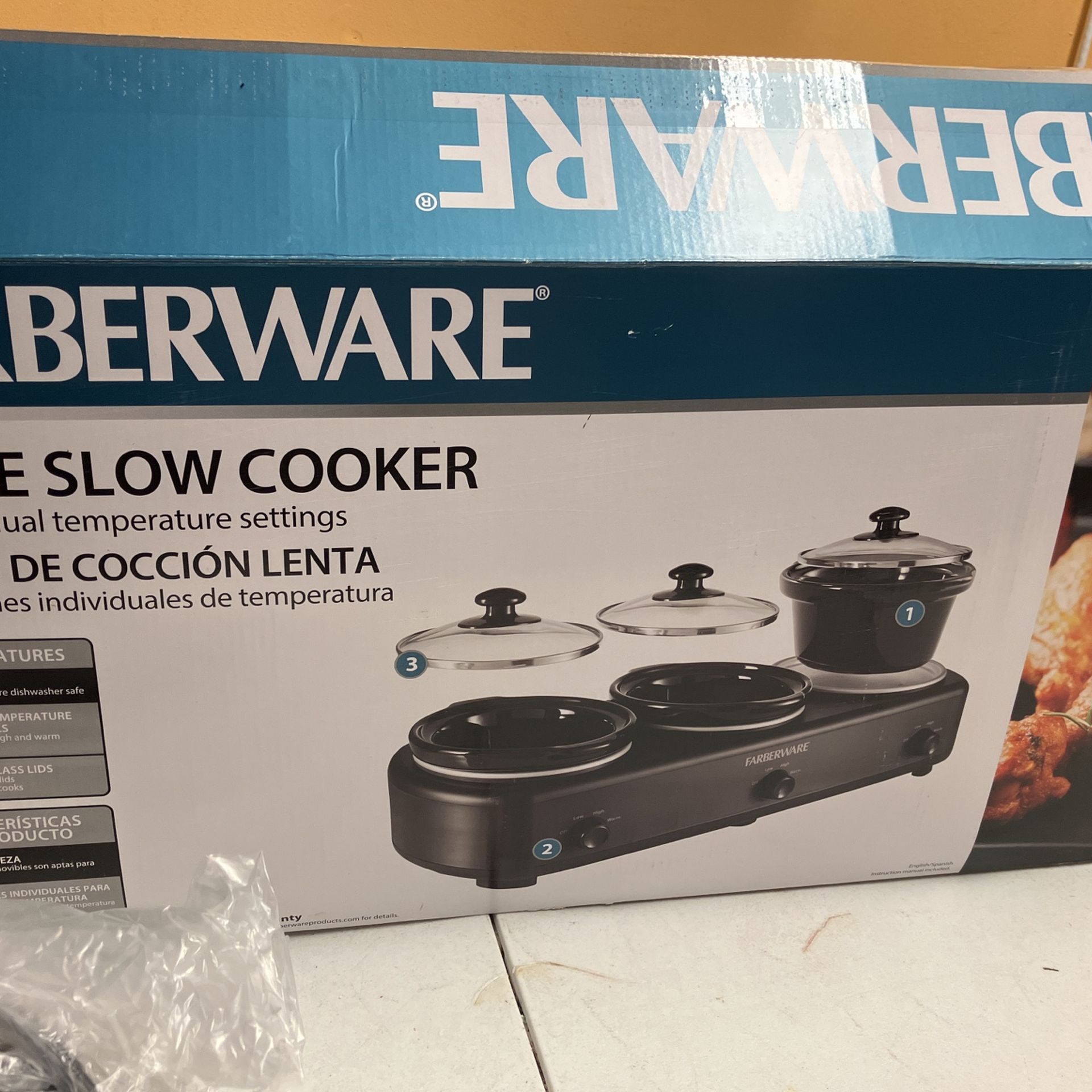 Farberware Triple Slow Cooker New In Box for Sale in Durham, NC OfferUp