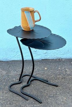 Mid century Salterini/Tempestini style lily pad nesting tables