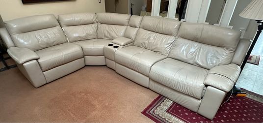 Free Leather Sectional Sofa