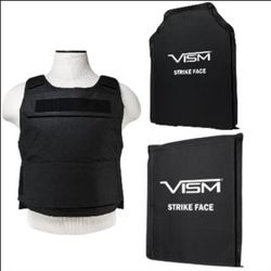 VISM Discreet Carrier Black M-4XL Adjustable LVL3A 11x14 Shtrs Cut & Rectangle Soft Panel