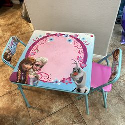 Frozen kids table And Chair Set