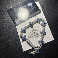 925 Silver and moissanite