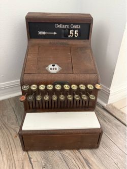 Antique National Mechanical Cash Register