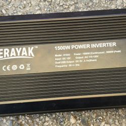 ERAYAK 1500w Power Inverter!

