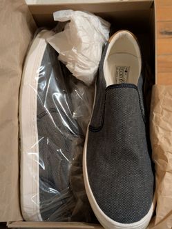 Lucky Brand slip on Navy Sneakers - Size 11.5