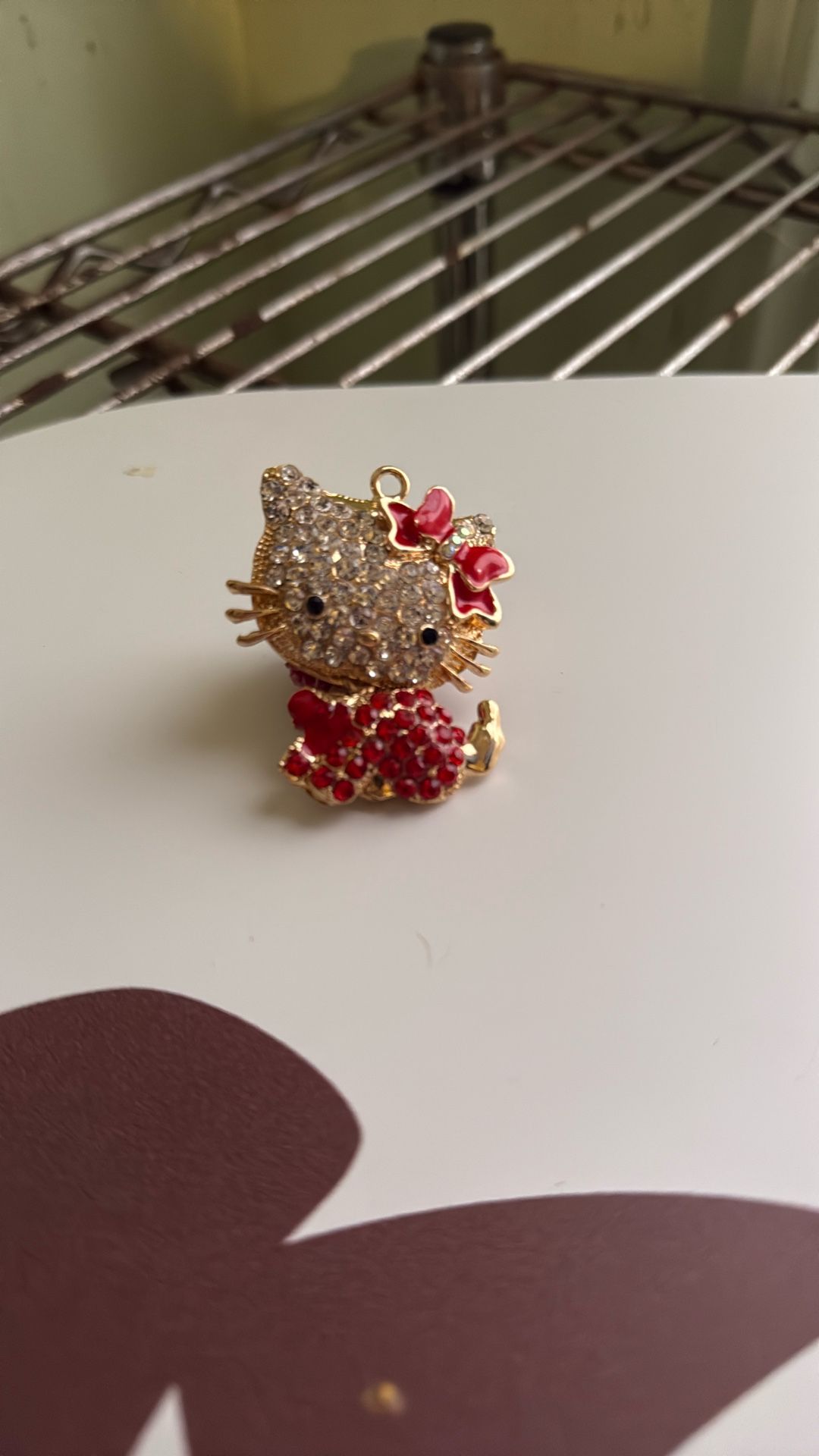 Red Hk Movable Head For Necklace Or For A Pen