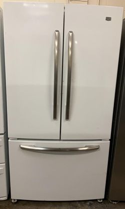 Maytag 3 Door White Fridge
