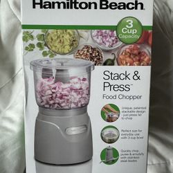 Hamilton Beach Stack And Press Food chopper