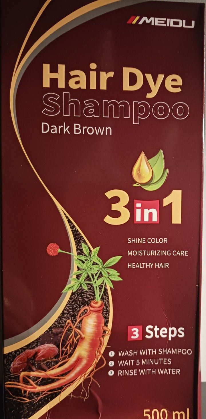 Hair Dye Shampoo - Dark Brown