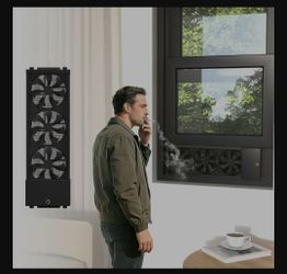 Vertical window fan