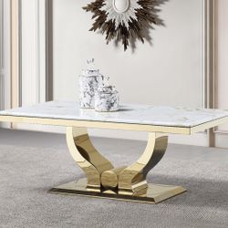NEW GOLD COFFEE TABLES ! AVAILABLE IN ROSE GOLD TOO! MINAS HOME FURNITURE 
