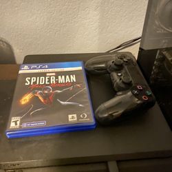 PS4 With New SpiderMan Game
