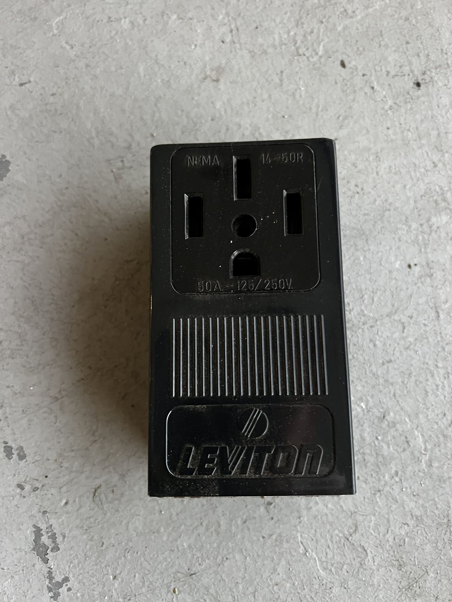 Leviton NEMA 14-50 Outlet Receptacle From Home Depot