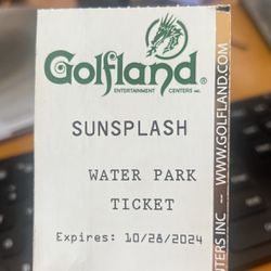 Sunsplash general admission Ticket