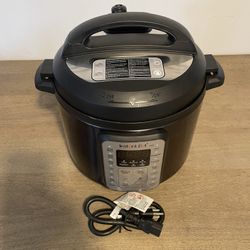 Instant Pot Viva 9-in-1 Multi-Use Pressure Cooker – 6 Quart (Black Stainless Steel)