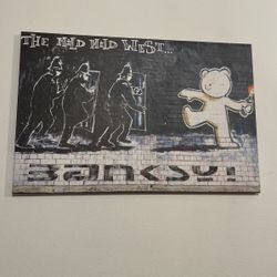 Banksy Canvas 20x30