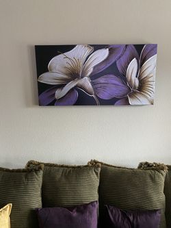 Beautiful Purple Wall Art— Only $10