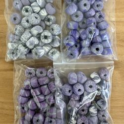 180-200 Handcrafted Polymer Clay Beads
