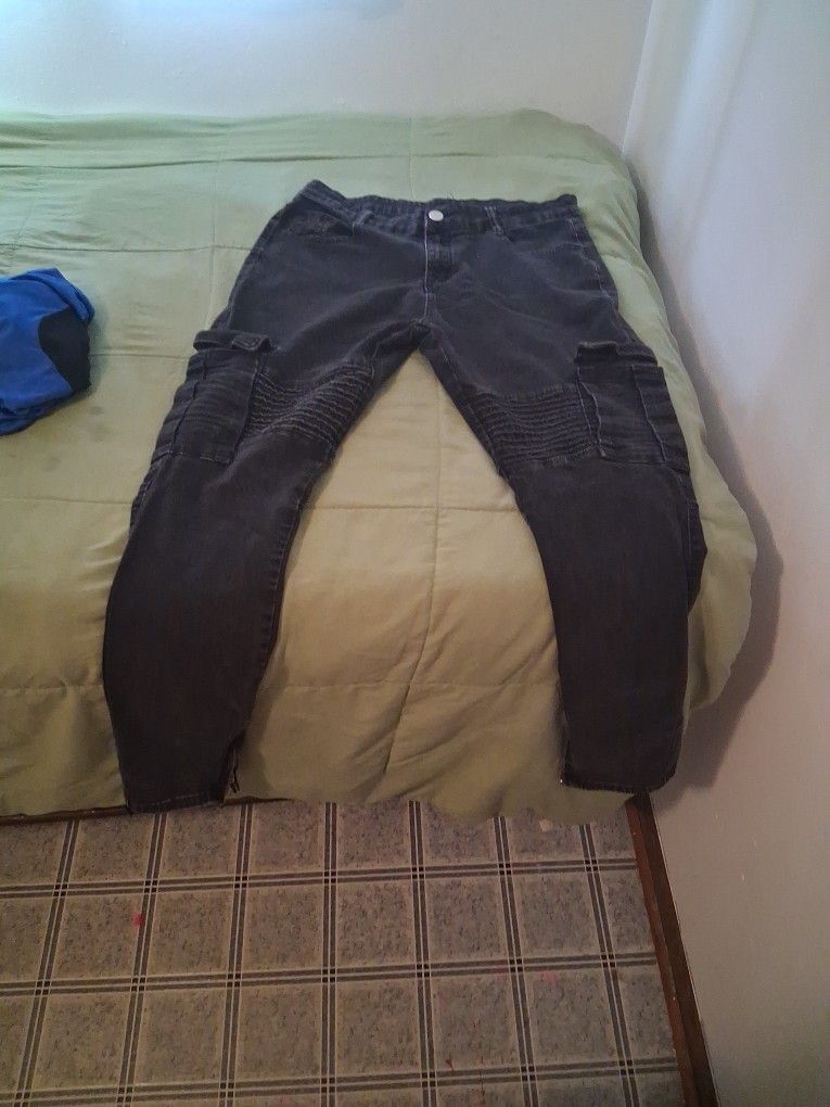 Skinny Jeans Dark Gray
