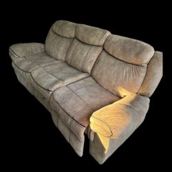 Brown Charging Sectional Reclining Couch (Accepting Best Offer)