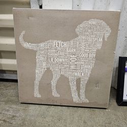 Dog Canvas Art