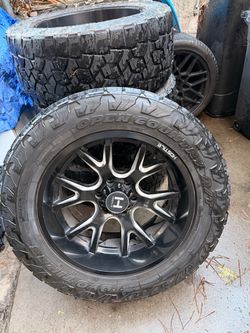 Hostile Wheels with Toyo Open Country Tires