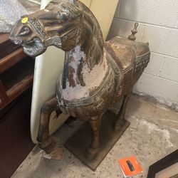 Oriental Wooden Model Horse