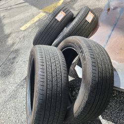 4 Used Tires 245/50/20 Continental Cross LX Sport $340
