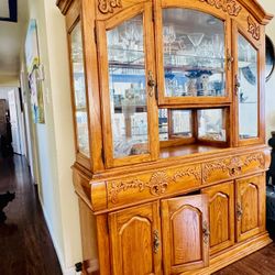 Curio Cabinet with Storage