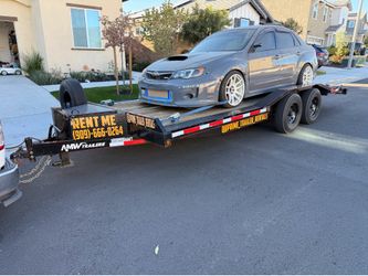 Car Hauler Trailer 20’x8.5’ Drive Over Fenders. Equipment Included