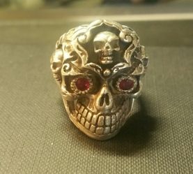 Sterling Silver Skull Ring